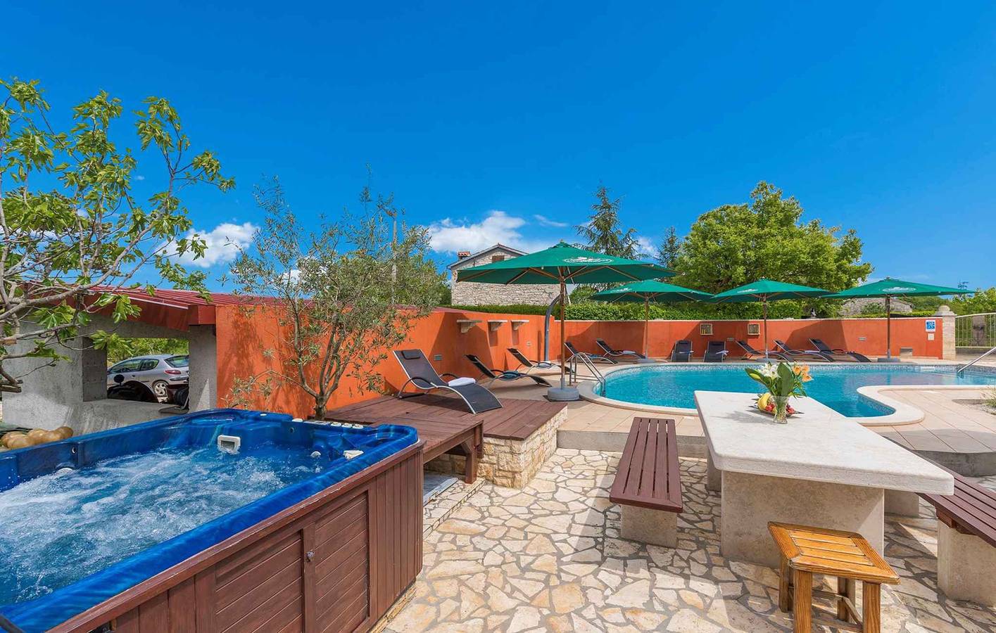 Ganze Ferienwohnung, Ferienwohnung it Pool und Terrasse  in Medaki, Istrien