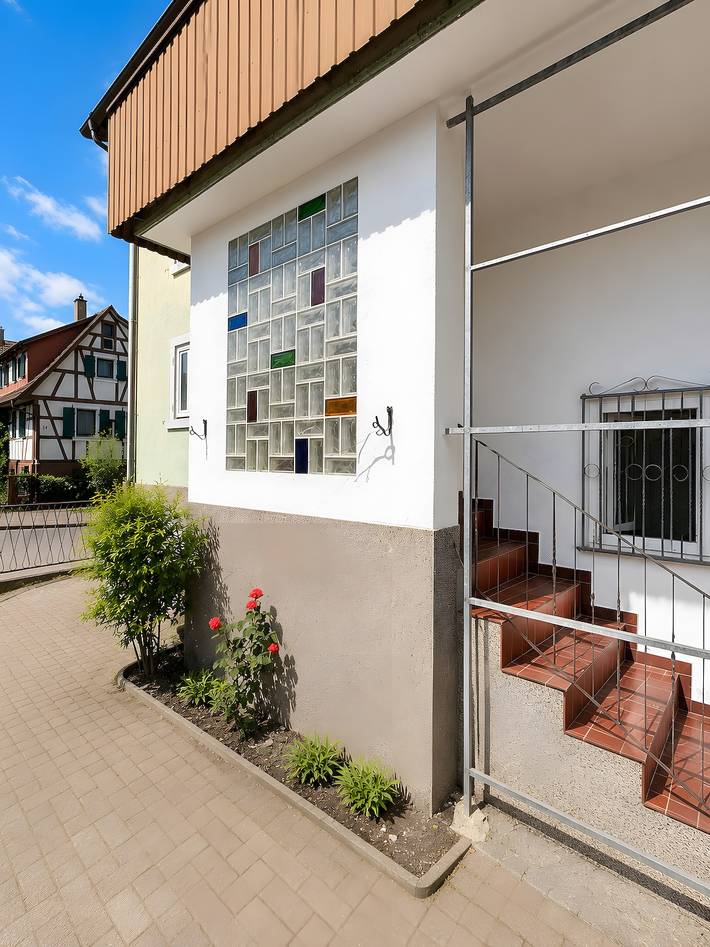 Ganze Wohnung, Apartment „Monteur 1“ mit gemeinsamer Terrasse und Wlan in Muggensturm, Nordschwarzwald