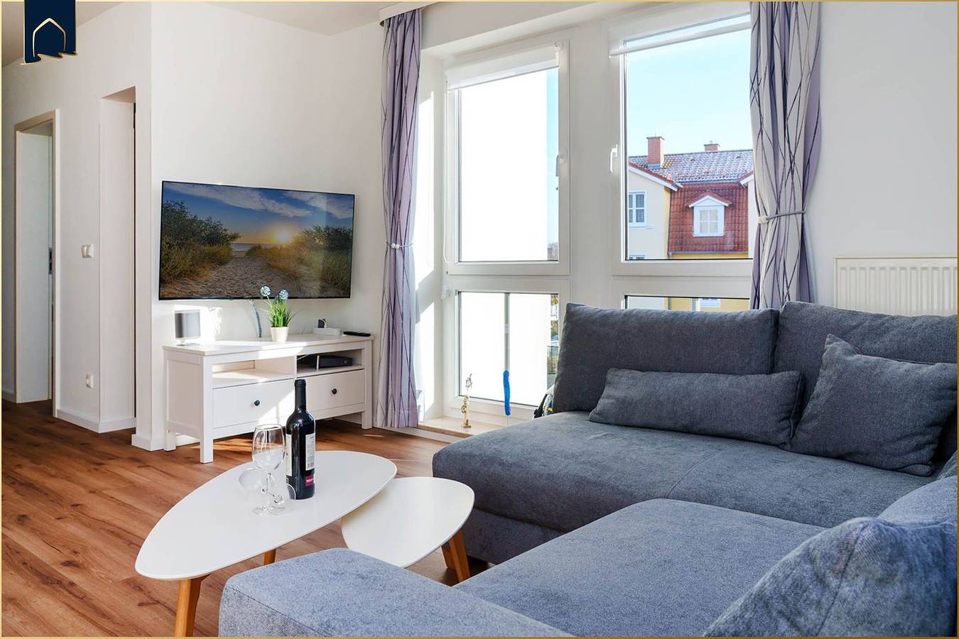 Appartement entier, Appartement de vacances pour 4 personnes avec jardin in Bansin, Heringsdorf