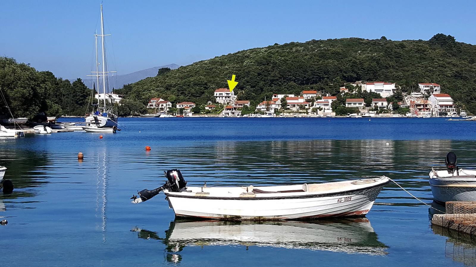 Ganze Wohnung, Ferienwohnung für 4 Personen mit Meerblick in Medvinjak, Korcula