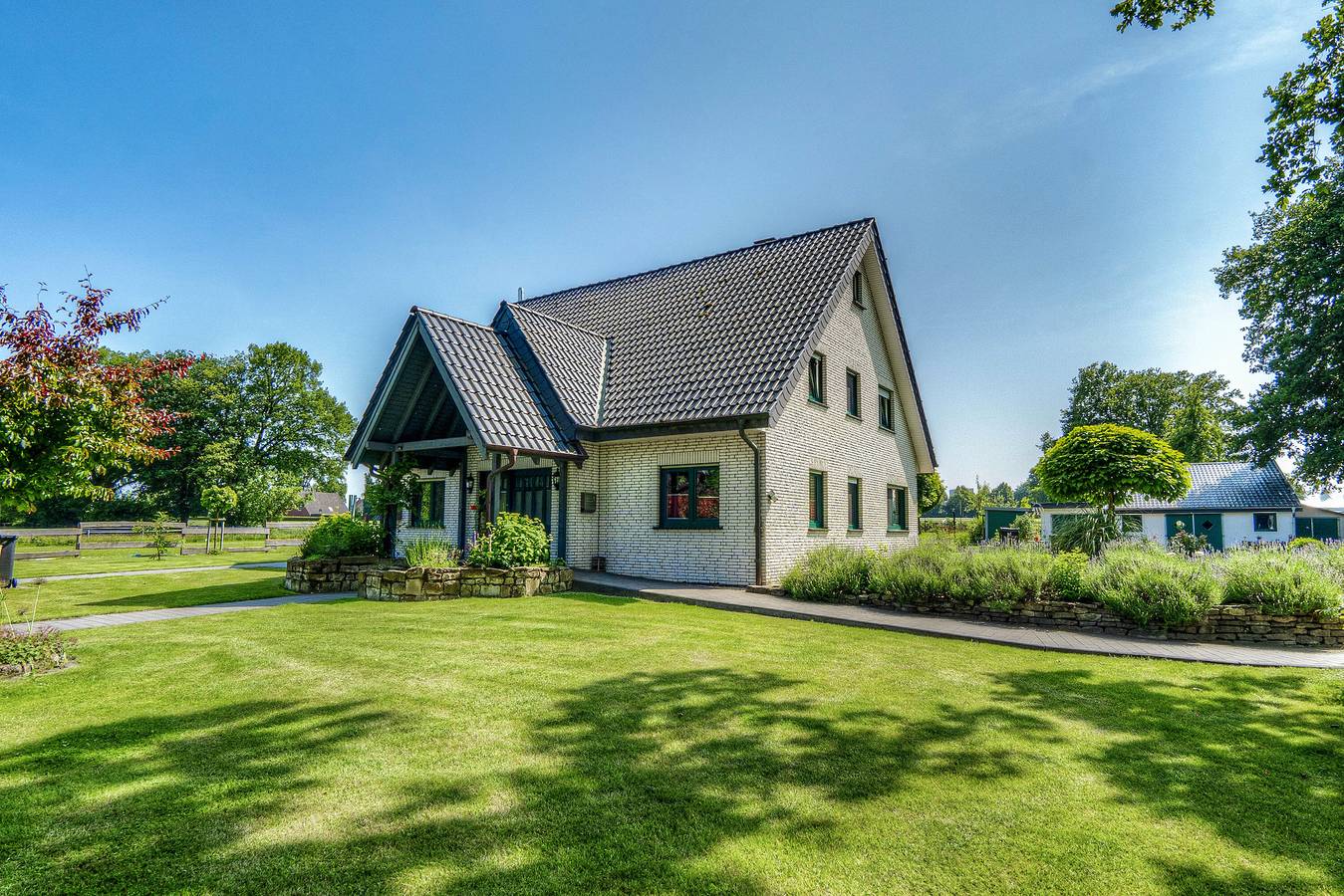 Ganze Wohnung, Ferienwohnung 'Relax' mit Gemeinschaftsgarten, Wi-Fi und Klimaanlage in Mettingen, Münsterland