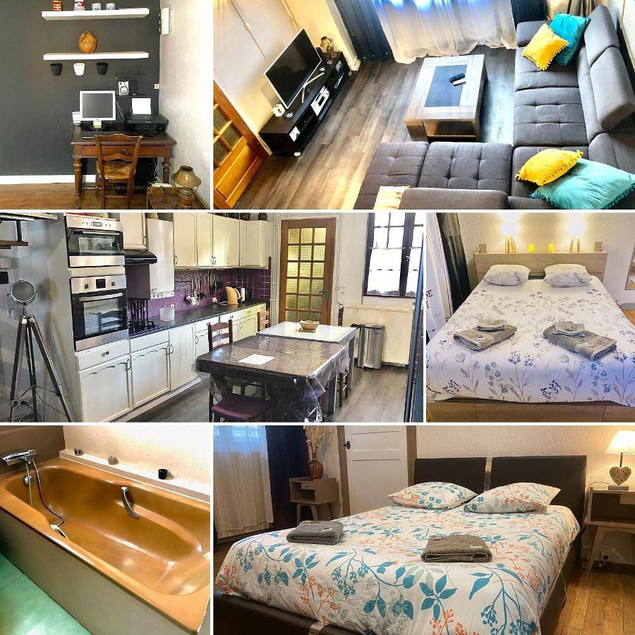 Logements Un Coin de Bigorre - La Pyrénéenne - 130m2 - Canal plus, Netflix, Bein, Apple Tv - Wifi fibre - Village campagne in Tournay, Hautes-Pyrénées