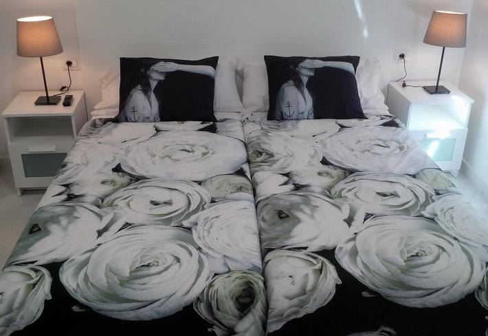 Ferienwohnung für 4 Personen, mit Kinderpool und Garten sowie Sauna, mit Haustier