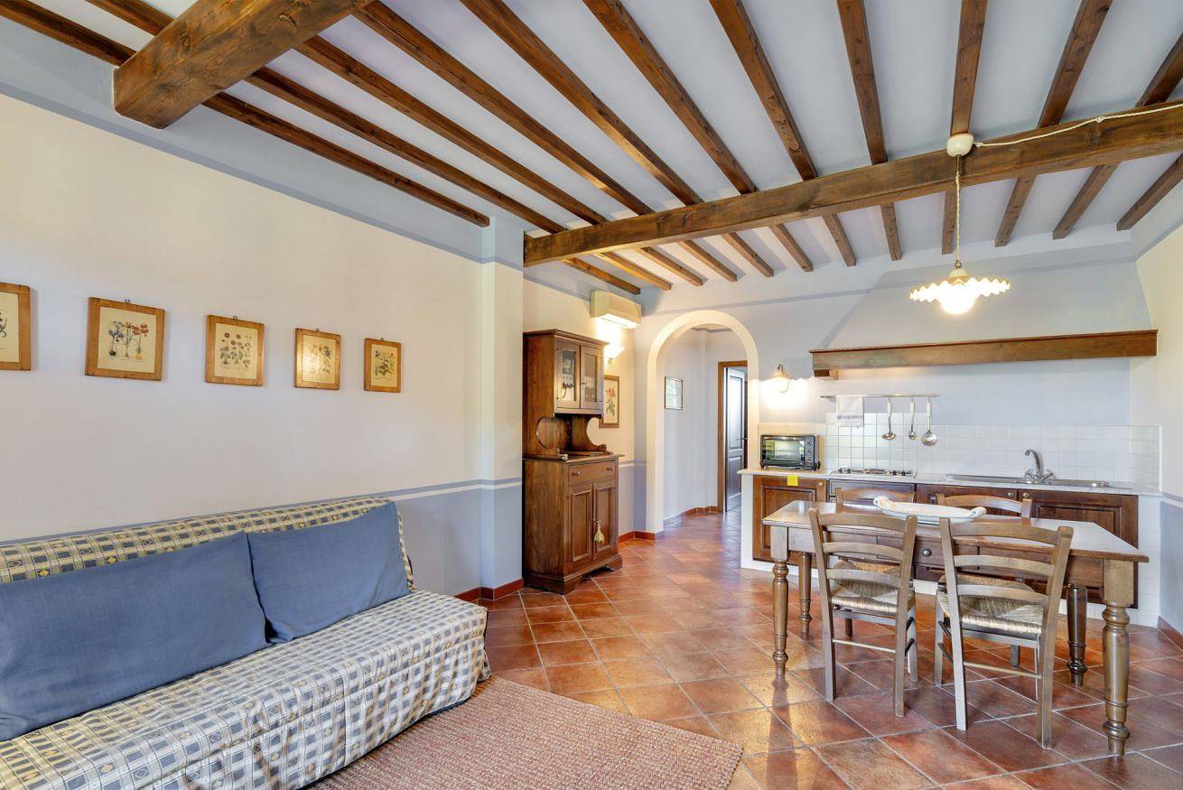 Entire apartment, Casa Lari 2 rooms 4 beds in Pancole, San Gimignano