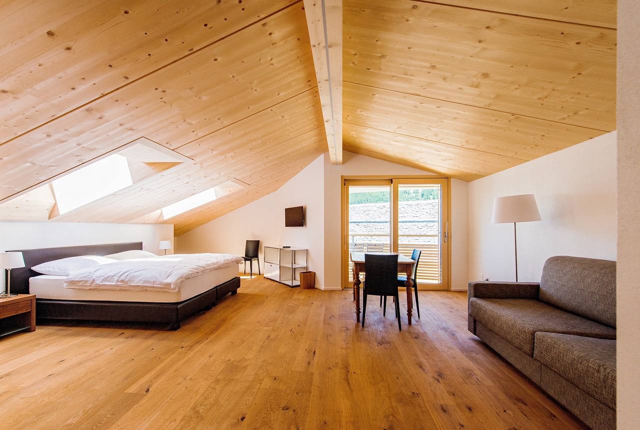 B&B Hotel Guarda Lodge - Dachstudio Capricorn in Guarda, Unterengadin