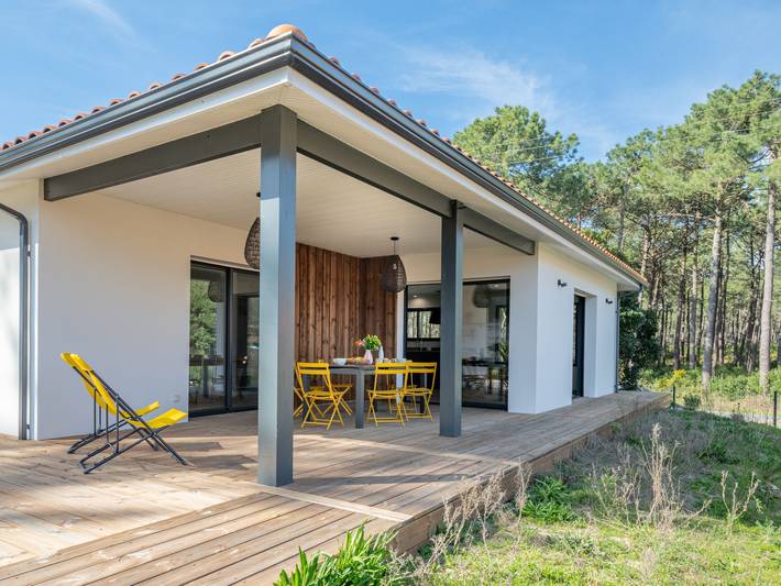 Vakantiehuis voor 8 personen, met terras en tuin, met huisdier in Mimizan