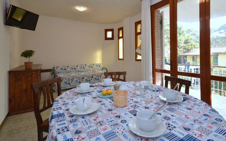 Ferienwohnung für 6 Personen, mit Ausblick und Garten, mit Haustier in Lignano Pineta