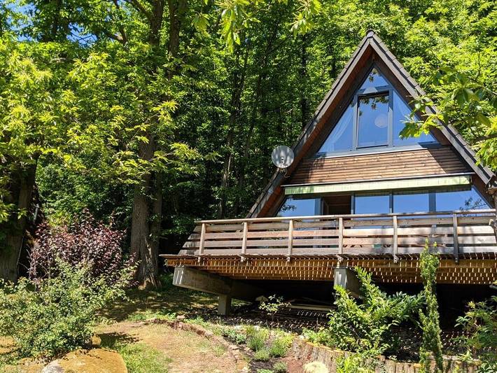 Ferienhaus für 5 Personen, mit Balkon und Terrasse sowie Garten in Leinsweiler
