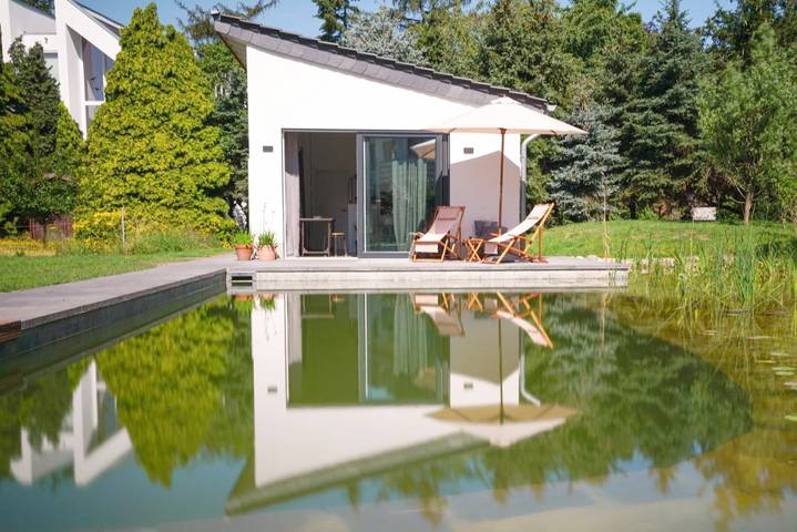 Ferienhaus für 2 Personen, mit Terrasse und Garten sowie Pool und Ausblick am Niederrhein - 3