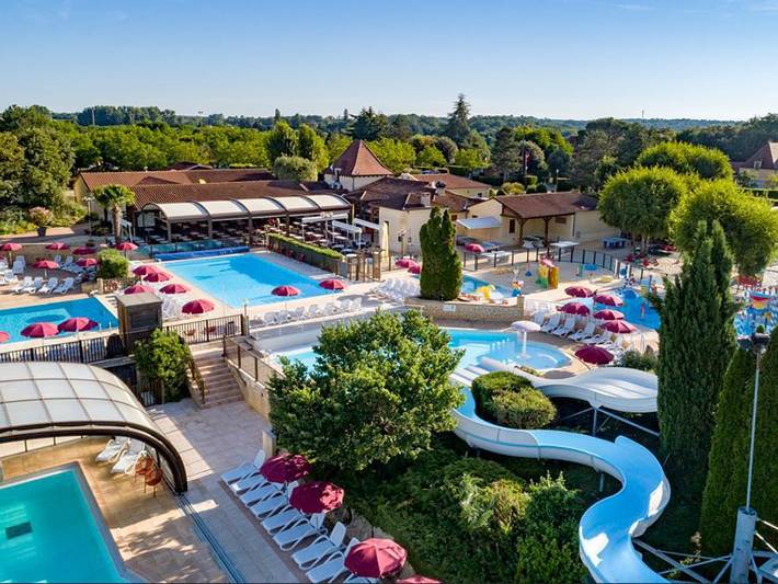 Mobil home pour 4 personnes, avec bassin pour enfant à Saint-Crépin-et-Carlucet - 3