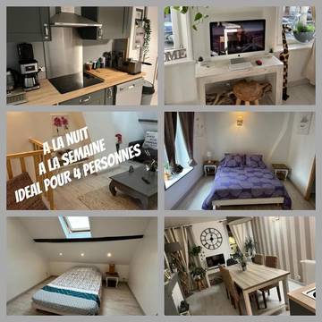 Gîte pour 4 personnes, avec vue, animaux acceptés à Samer