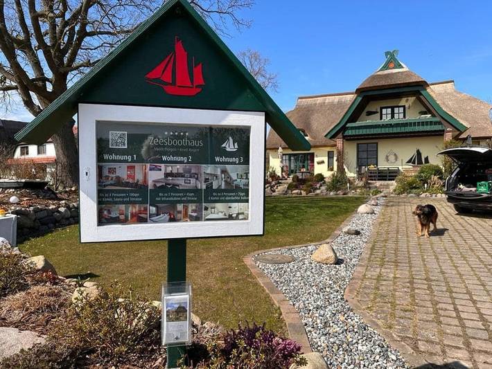Ferienwohnung für 2 Personen, mit Garten und Terrasse sowie Seeblick und Ausblick, mit Haustier in Middelhagen - 2