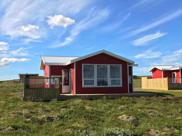 Vakantiehuis voor 6 personen, met terras en uitzicht op IJsland