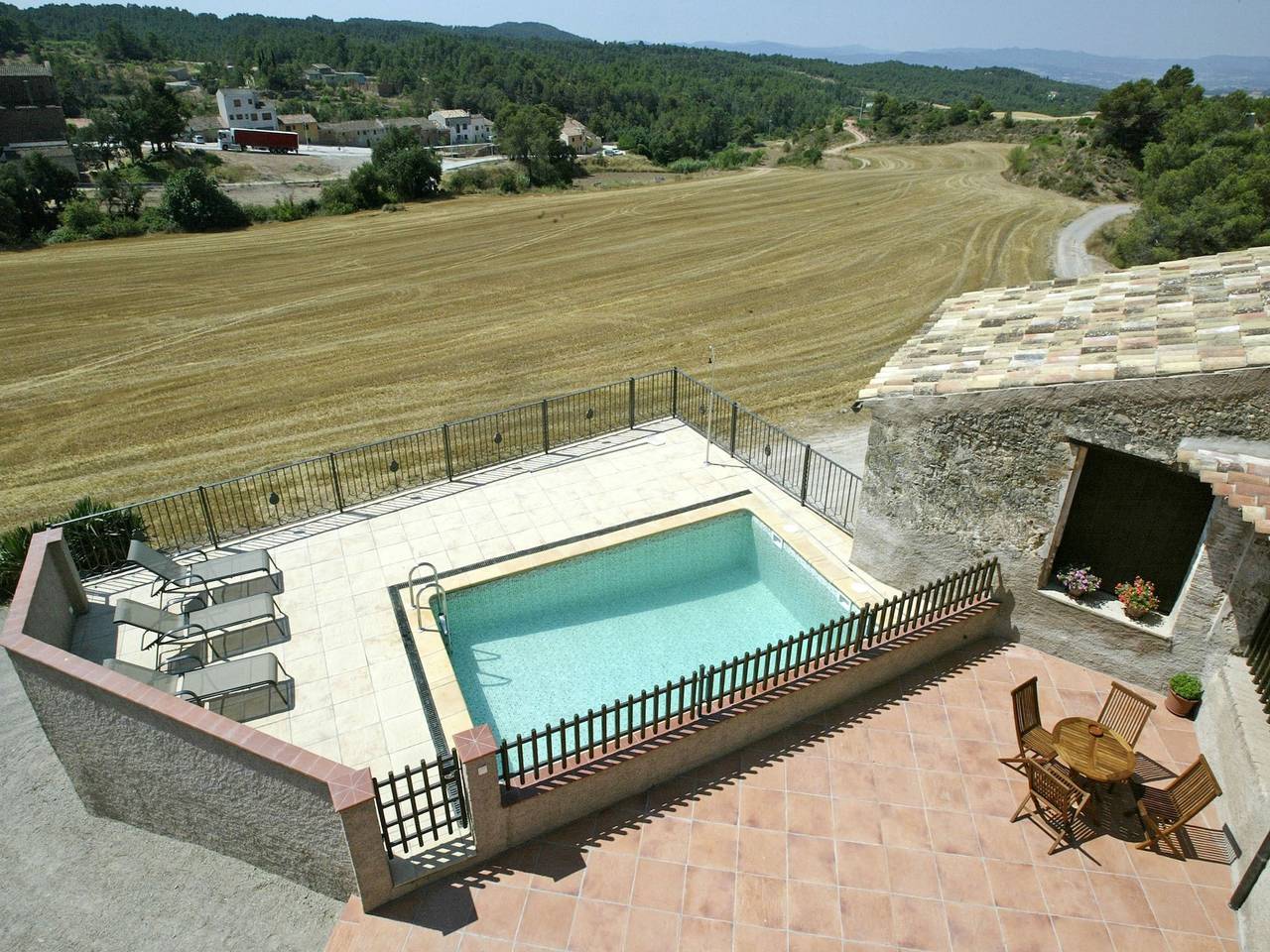 Ferienhaus für 4 Personen mit Pool in Castellfollit del Boix, Pla de Bages DO