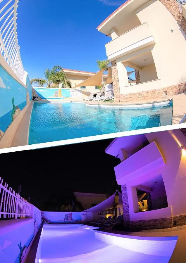 Apartmenthotel für 6 Personen, mit Garten und Kinderpool sowie Pool und Ausblick, mit Haustier - 1