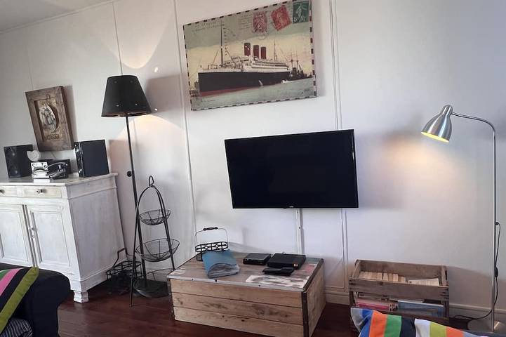 Chalet à Gruissan plage, Méditerranée à 300m avec la Fibre in Plage des Chalets, Gruissan