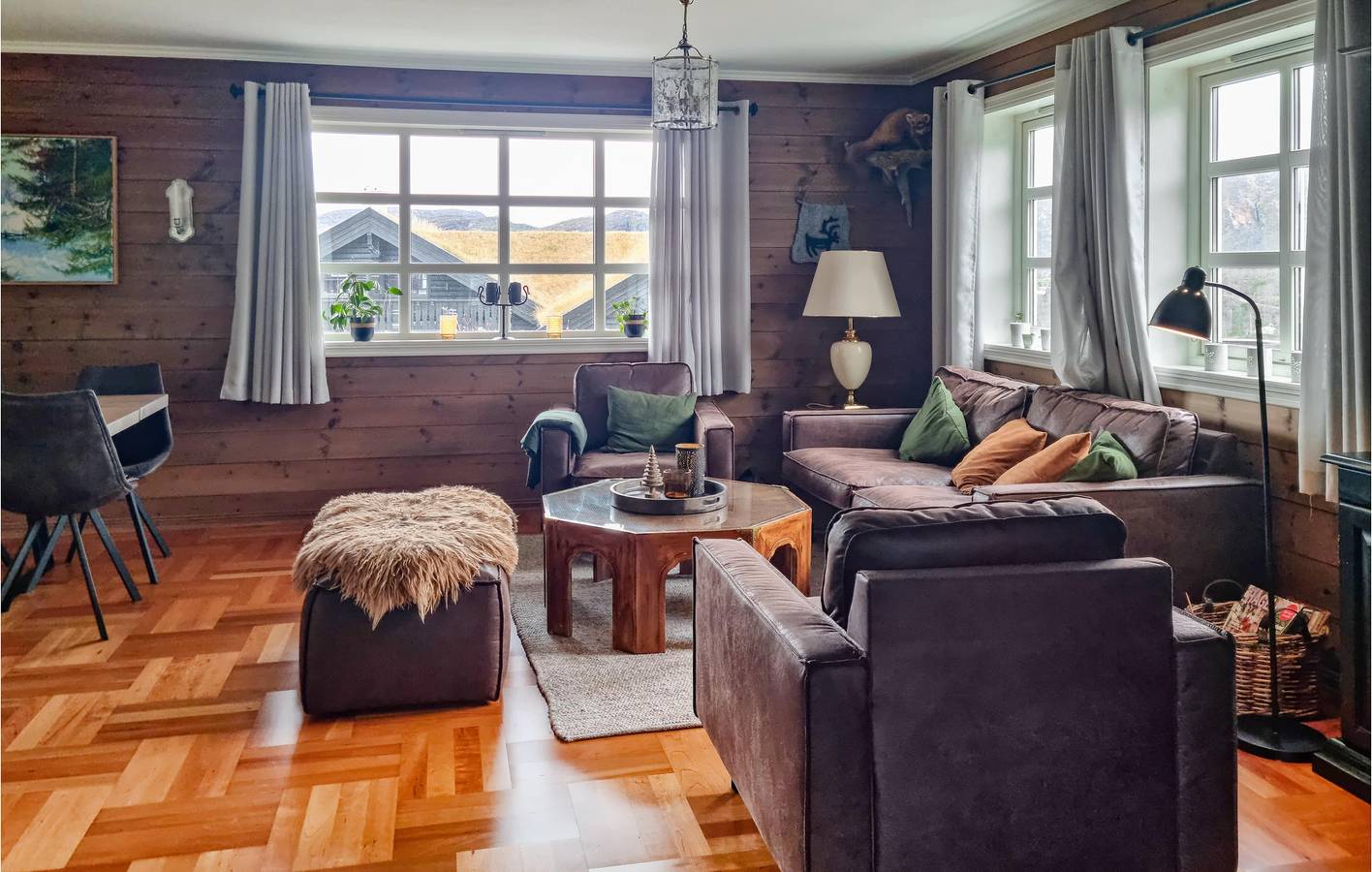 Ferienhaus für 16 Personen mit Ausblick in Sinnes, Sirdal