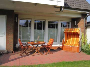 Ferienwohnung für 2 Personen, mit Terrasse und Garten in Friedrichskoog-Spitze