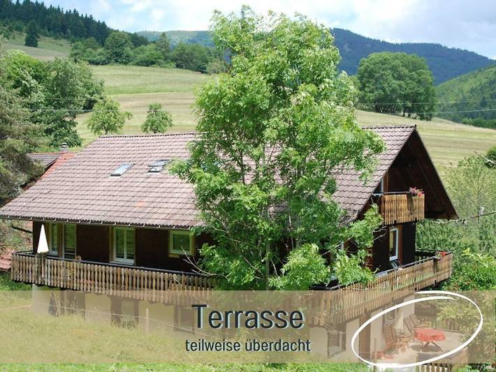 Ferienhaus für 3 Personen, mit Balkon und Terrasse in Kleines Wiesental