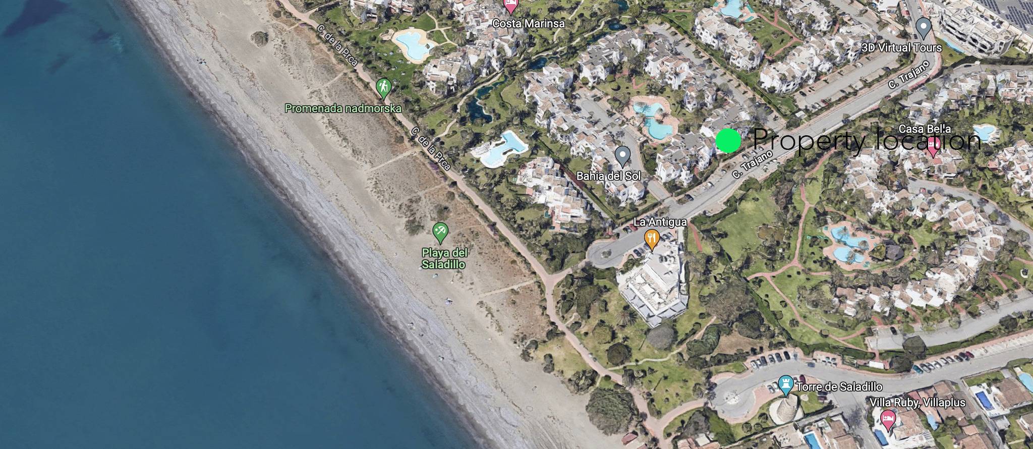 Hel lägenhet, Lägenhet för 3 Personer med pool in Saladillo Benamara, Estepona