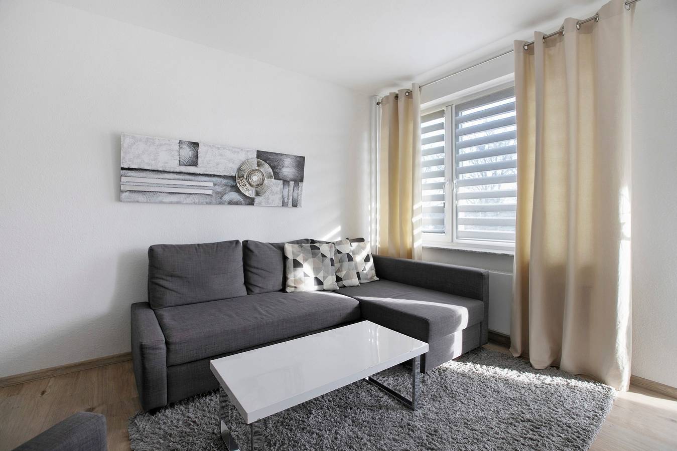 Apartamento entero, Apartamento 'Vicky' con terraza privada, balcón y Wi-Fi in Flensburgo, Fiordo de Flensburg