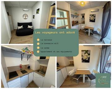 Gîte pour 2 personnes, avec terrasse à Montady