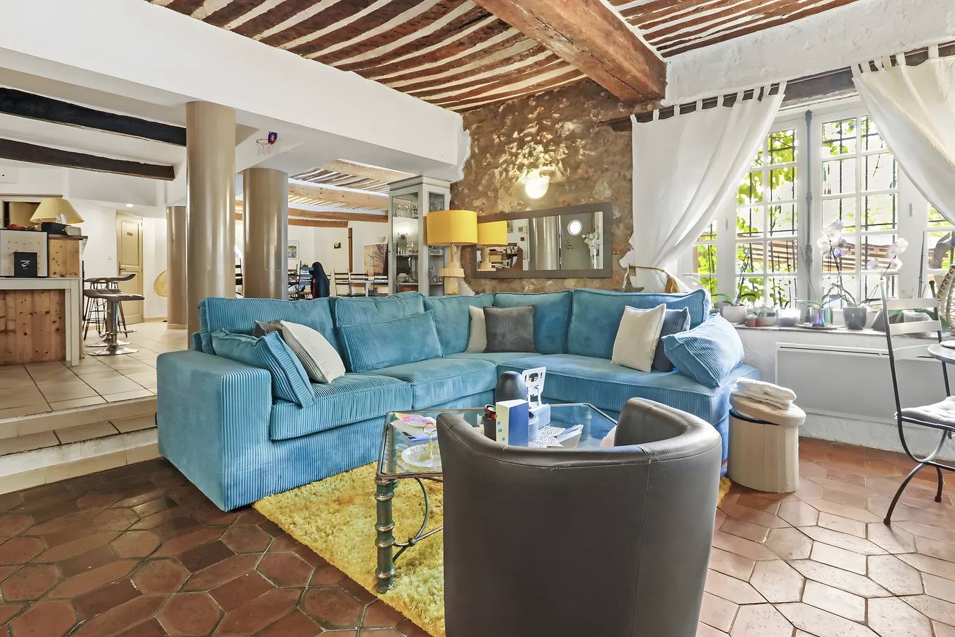 Chambre "Bambou" avec terrasse partagée et Wi-Fi in Châteaudouble, Région de Draguignan