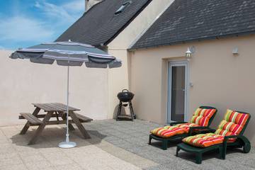 Gîte pour 4 personnes, avec terrasse et jardin à Camaret-sur-Mer