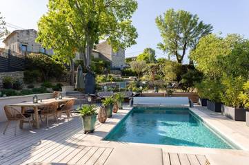 Cottage pour 6 personnes, avec jardin ainsi que piscine et vue à Sanilhac-Sagriès