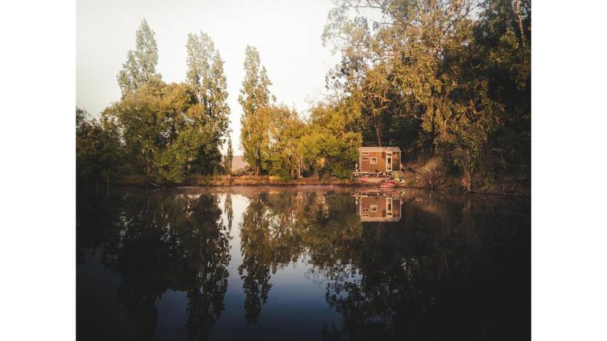 Maison de vacances pour 3 personnes, avec terrasse et vue sur le lac, animaux acceptés dans Victoria