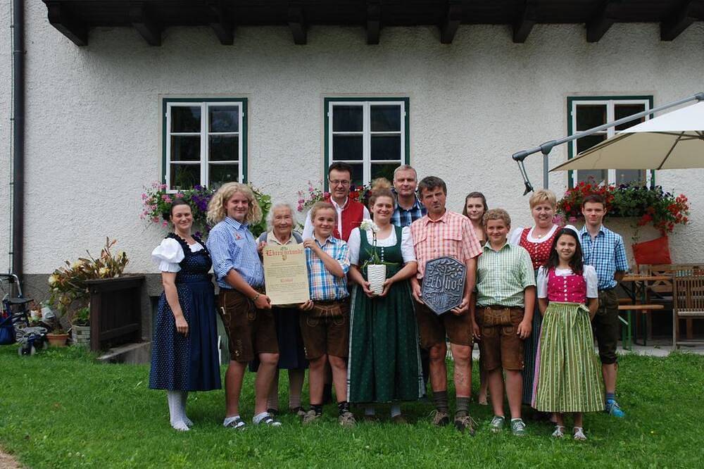 Doppelzimmer \"Wiesenblumen\" mit Bad, Wc - Ferienhof Zamsegg in Vorderstoder, Totes Gebirge
