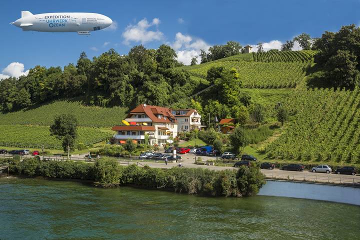 Hôtel, avec Terrasse et Vue sur le lac à Meersburg