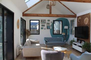 Gîte pour 5 personnes, avec terrasse et jardin à Saint-Jouan-des-Guérets
