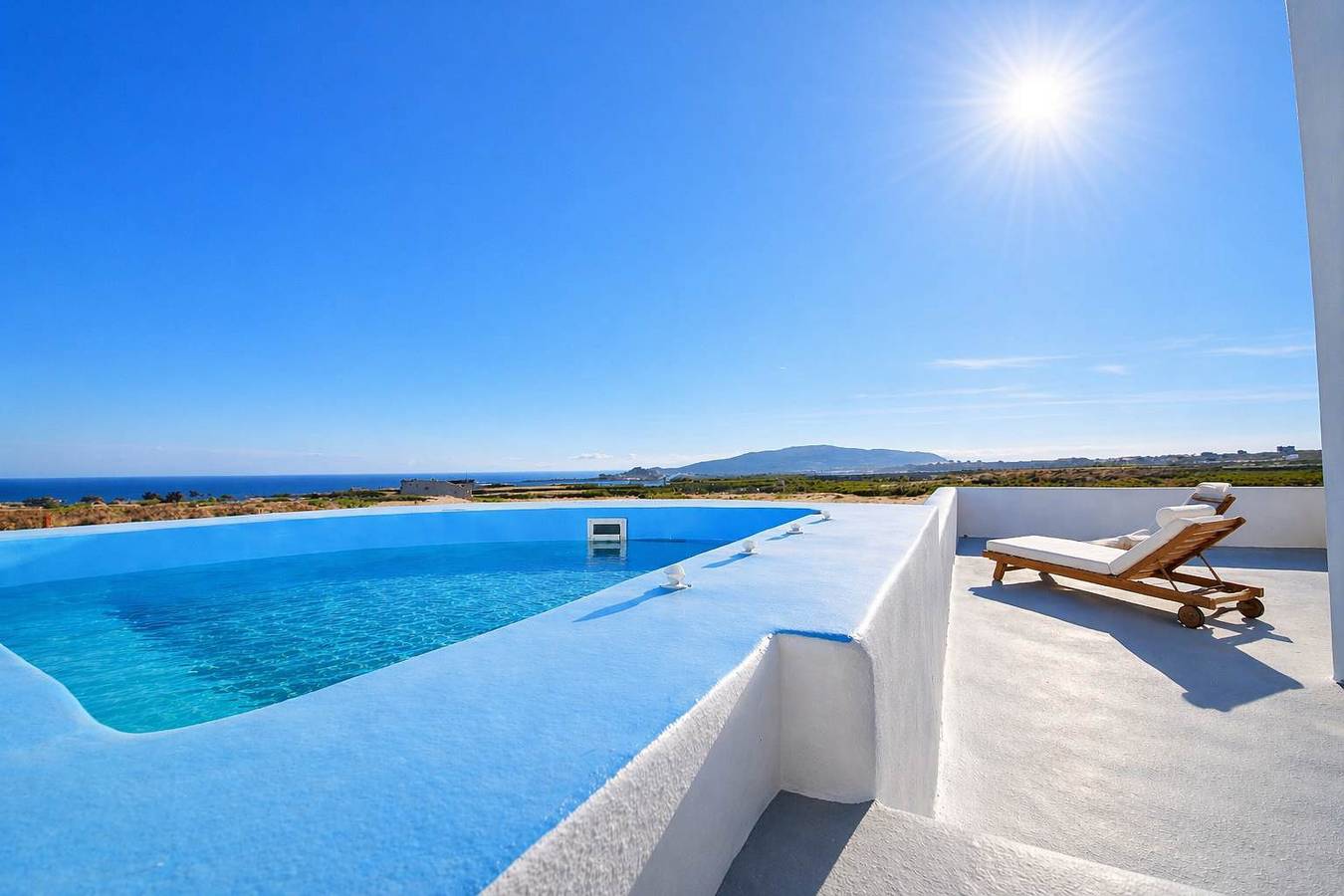 Chalet para 5 personas con balcón/terraza in Santorini