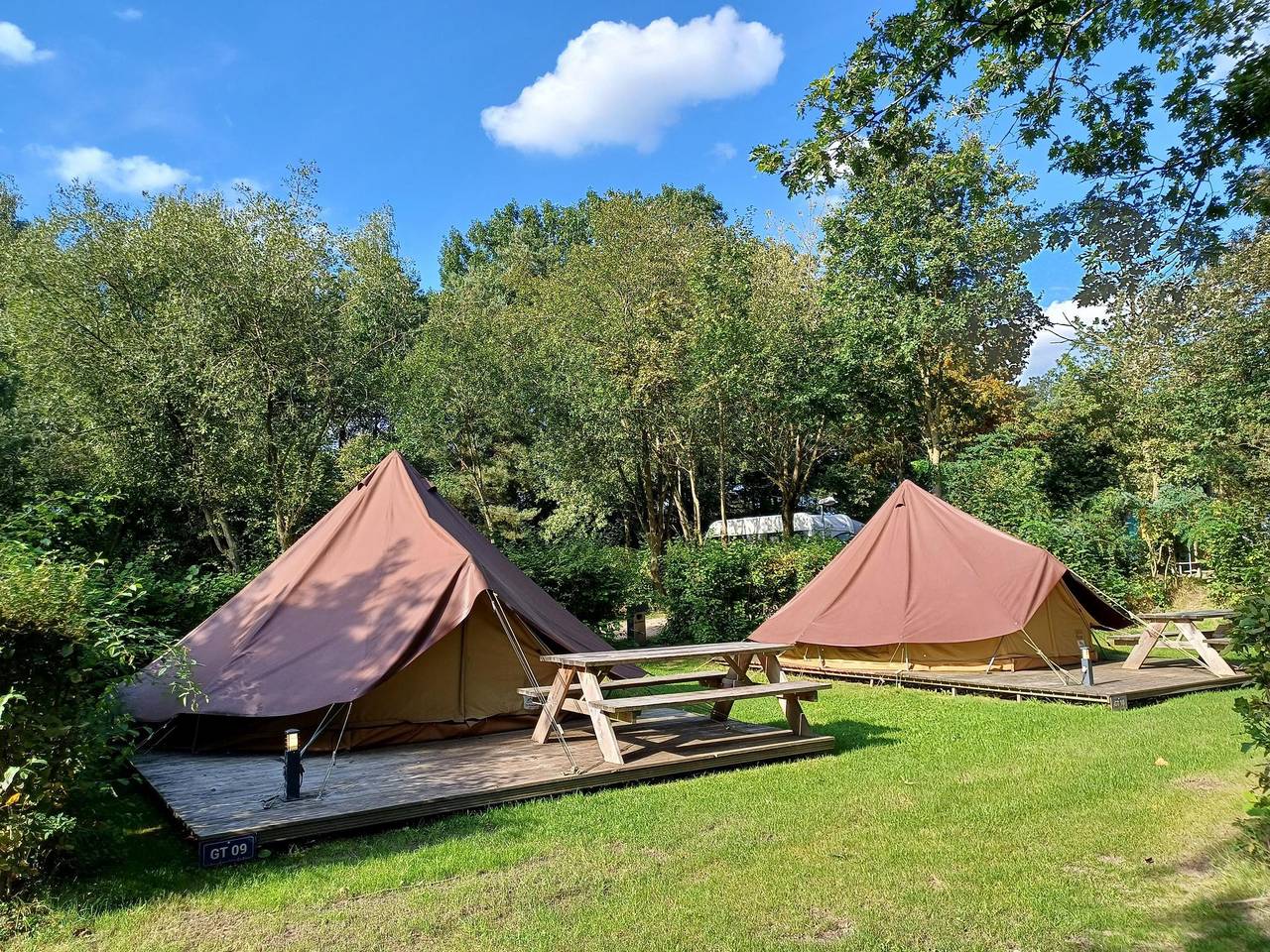 Vakantiepark Breebronne — Glamping-Zelt in Maasbree, Limburg (Niederlande)