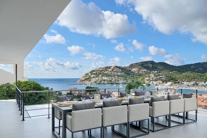 Villa pour 8 personnes, avec jardin et vue ainsi que vue sur le lac et piscine, animaux acceptés à Port d'Andratx - 4