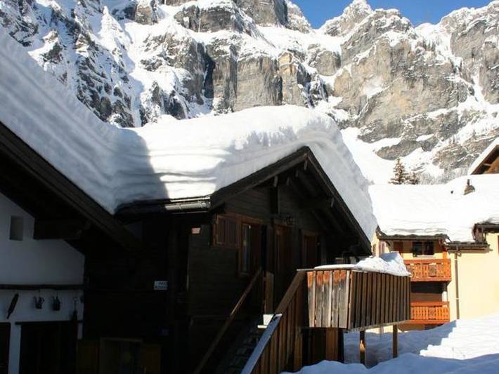 Hütte für 5 Personen, mit Terrasse in Leukerbad