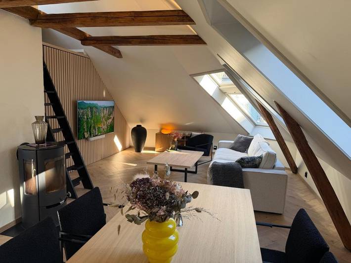 Ferienwohnung für 4 Personen, mit Balkon und Ausblick in Bergen - 2
