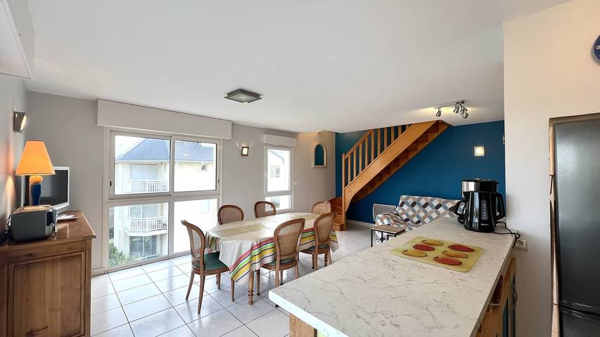 Appartement de vacances entier, Grand appartement vue mer à Saint-Cast-le-Guildo | 7 personnes | in Saint-Cast-le-Guildo, Région de Dinan