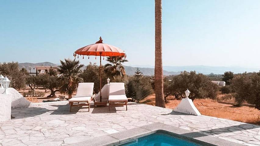 Casa rural para 3 personas, con jardín además de vistas y piscina en Valle del Guadalorce - 4