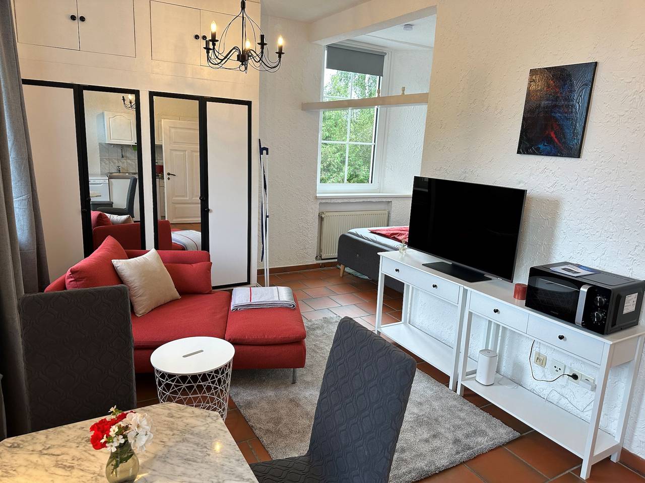 Ferienwohnungen Bahnhof Marxgrün - Ferienwohnung Bahnhof Marxgrün mit Dachterrasse in Naila, Landkreis Hof