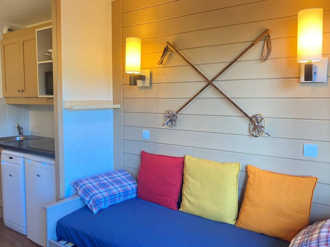 Entire studio, Résidence Saskia 1 - Studio sleeping corner 4 people (B04) in Morzine, Les Portes du Soleil