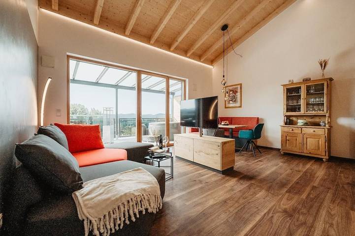 Ferienwohnung für 4 Personen, mit Whirlpool und Balkon sowie Sauna und Pool
