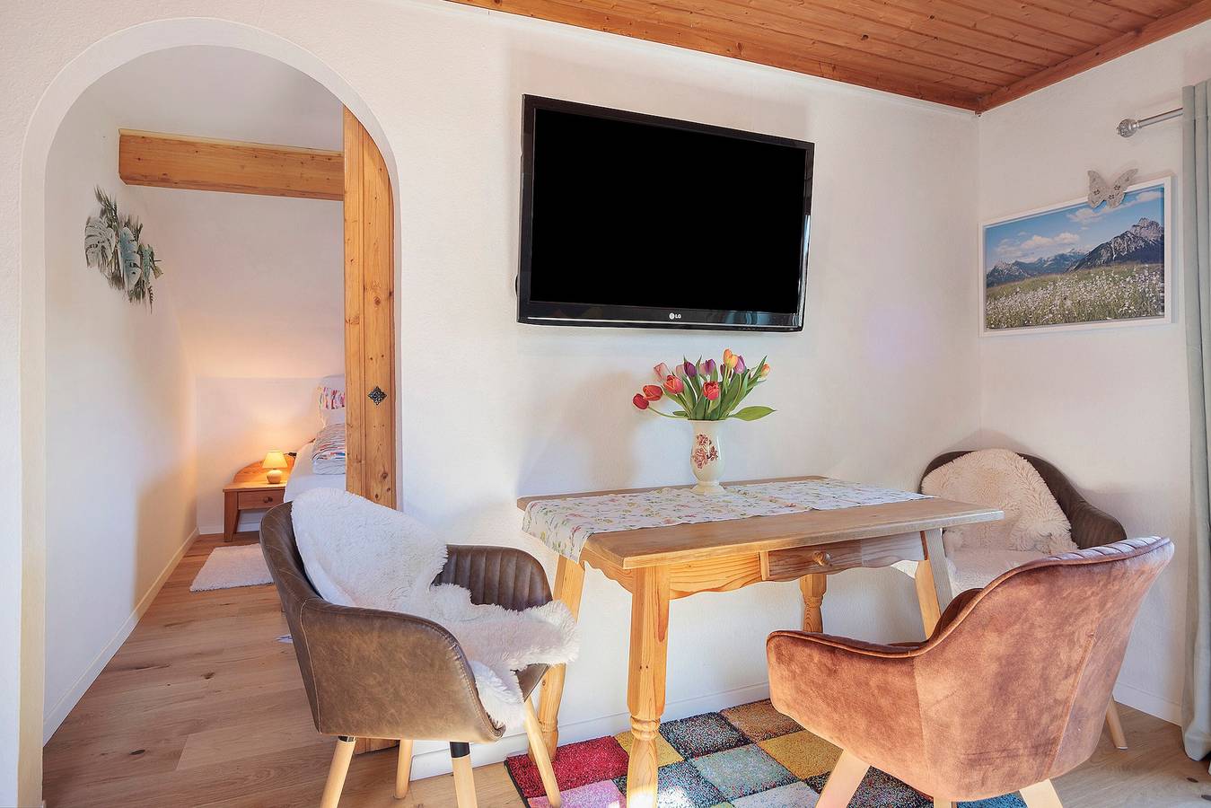 Appartement 'Haus Bergliebe – Zugspitzblick' met bergzicht, balkon en wifi, foto 12