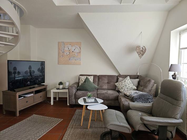 Ferienwohnung für 4 Personen, mit Garten und Sauna sowie Balkon - 1