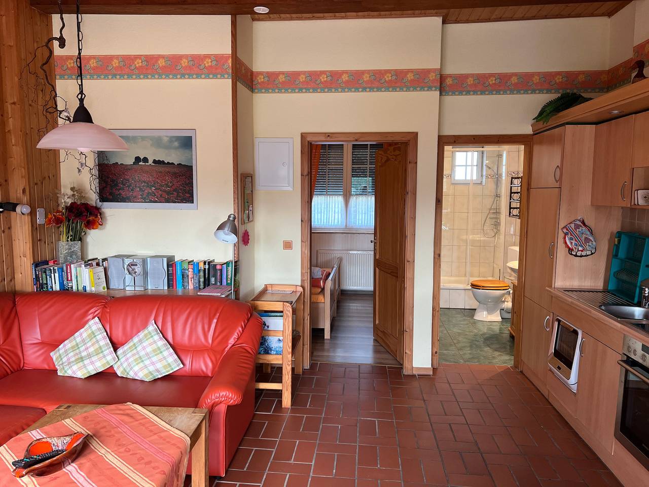 Ganze Wohnung, Ferienwohnung "Angermünde - Henriettenhof" mit privater Terrasse, privatem Garten und Wlan in Angermünde, Unteres Odertal