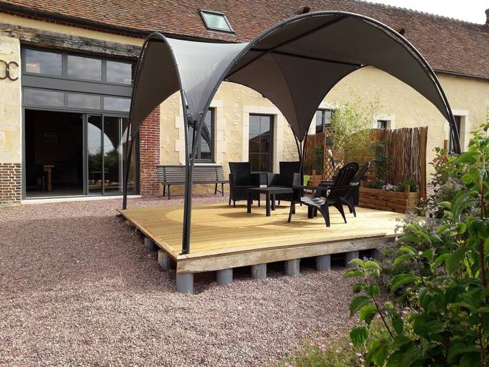 Maison de vacances pour 15 personnes, avec vue et terrasse