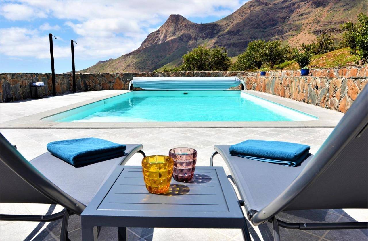 Villa Fataga - Unique villa with heated pool in Paisaje Protegido de Fataga, San Bartolomé de Tirajana