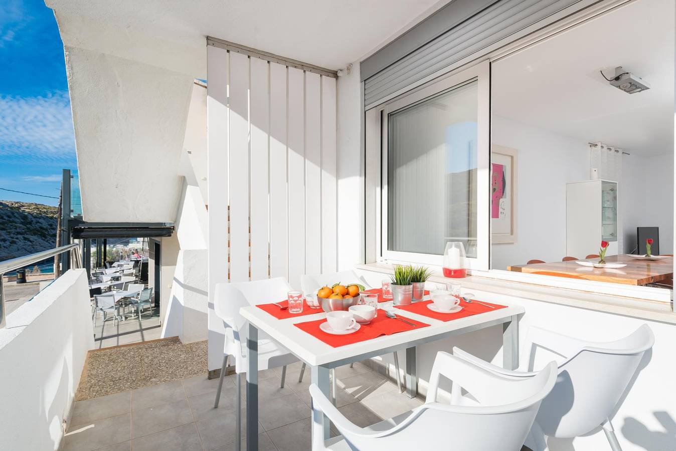 Ganze Ferienwohnung, Cala Clara - Apartment mit Terrasse in Cala Sant Vicenç. Wifi gratis in Cala Sant Vicenc, Pollença