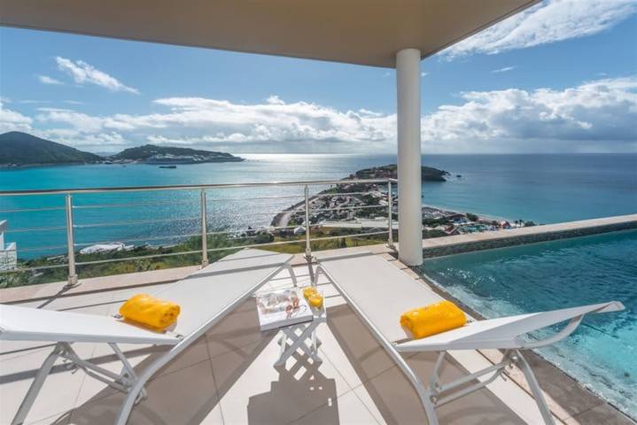 Maison de vacances pour 6 personnes, avec balcon et jardin, adapté aux familles dans Saint Martin